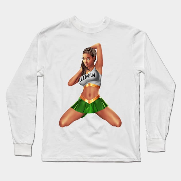 Posing - Carmen Long Sleeve T-Shirt by masciajames